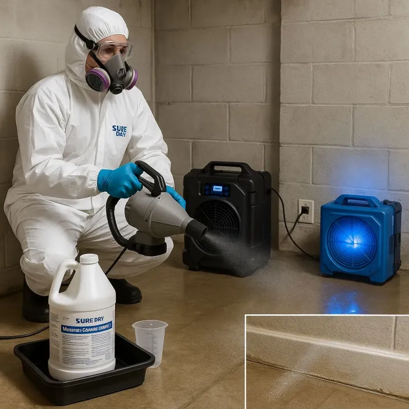 Sanitization and Odor Removal process in Hummels Wharf, PA